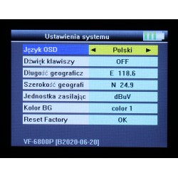 UNIVERSAL METER WS-6944P DVB-T/T2 DVB-S/S2 DVB-C