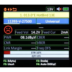 UNIVERSAL METER TSC-1270 DVB-T/T2 DVB-S/S2 DVB-C/C2