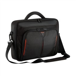 Targus Classic+ Fits up to size 15.6 " Messenger - Briefcase Black/Red Shoulder strap