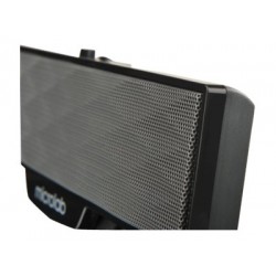 Microlab B 51 Black 4 W Portable speaker Output power: 4 Watt RMSPower distribution: 2 Watt x 2Harmonic distortion: 5% 1 W 1 kHz