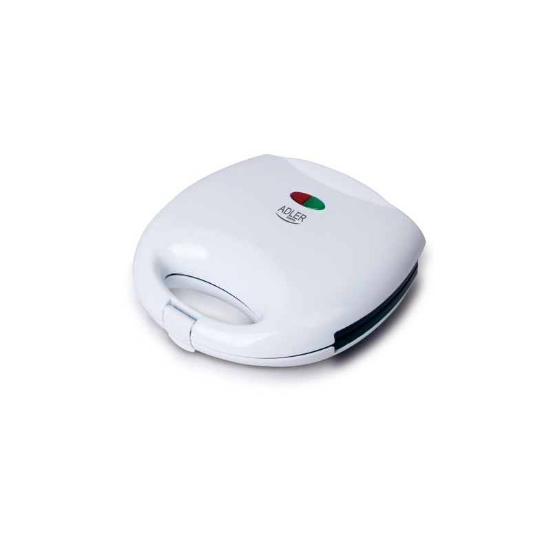 Adler Sandwich maker AD 301 750 W Number of plates 1 Number of pastry 2 White