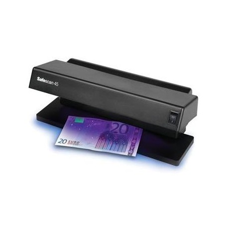 SAFESCAN 45 UV Counterfeit detector Black Suitable for Banknotes, ID documents Number of detection points 1