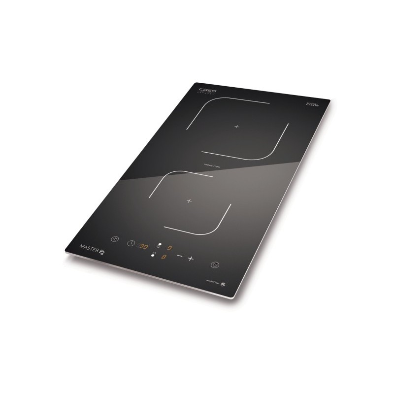 Caso Hob Master E2 Induction Number of burners/cooking zones 2 Touch Timer Black