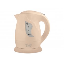 Adler Kettle AD 08 b Standard 850 W 1 L Plastic 360 rotational base Beige