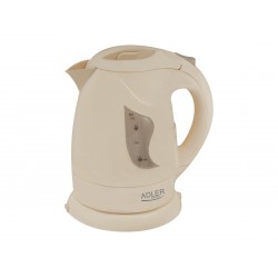 Adler Kettle AD 08 b Standard 850 W 1 L Plastic 360 rotational base Beige