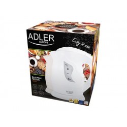 Adler Kettle AD 08 b Standard 850 W 1 L Plastic 360 rotational base Beige
