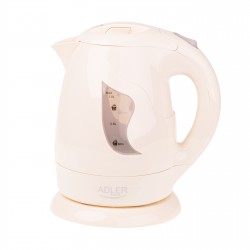 Adler Kettle AD 08 b Standard 850 W 1 L Plastic 360 rotational base Beige