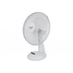 Adler AD 7304 Desk Fan Number of speeds 3 45 W Oscillation Diameter 40 cm White