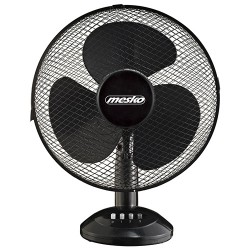 Mesko Fan MS 7310 Table Fan DAMAGED PACKAGING Diameter 40 cm Black Number of speeds 3 45 W Oscillation