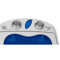 Adler Washing machine AD 8051 Energy efficiency class Top loading Washing capacity 3 kg Unspecified RPM Depth 37 cm Width 38 cm 