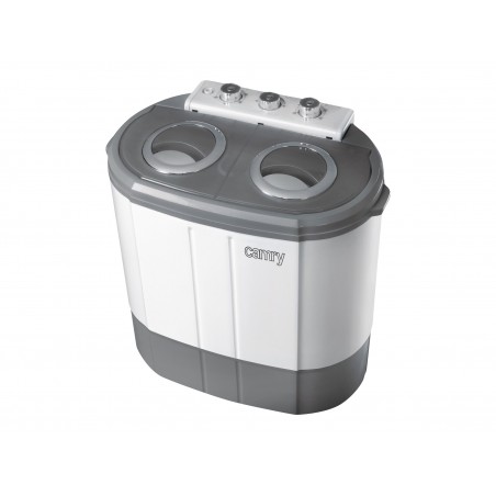 Camry Washing machine CR 8052 Top loading Washing capacity 3 kg 1300 RPM Depth 40 cm Width 60 cm White-Grey