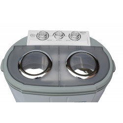 Camry Washing machine CR 8052 Top loading Washing capacity 3 kg 1300 RPM Depth 40 cm Width 60 cm White-Grey