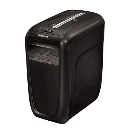 Fellowes Powershred 60Cs Black 22 L Credit cards shredding Cross-Cut Shredder Paper handling standard/output 10 sheets per pass 