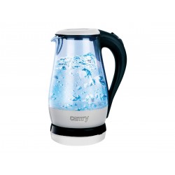 Camry CR 1251 Standard kettle 2000 W 1.7 L Glass 360 rotational base Glass/Black