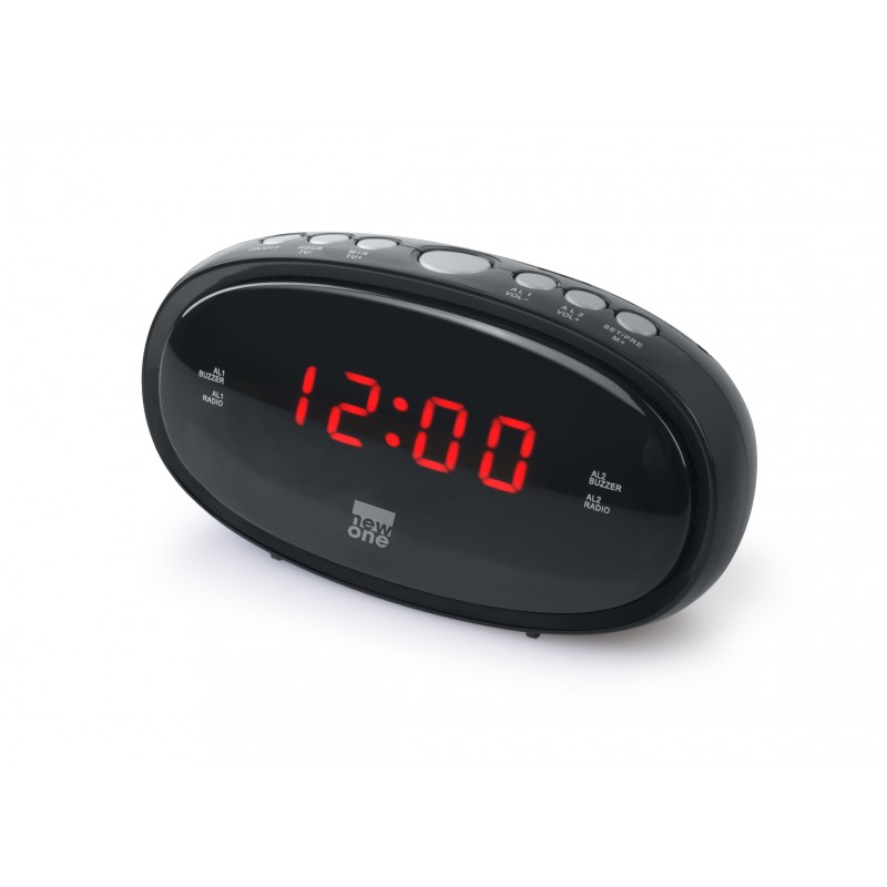 New-One Clock-radio CR100 Alarm function Black New-One Clock-radio CR100 Alarm function Black