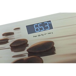 Gallet Personal scale Pierres beiges GALPEP951 Maximum weight (capacity) 150 kg Accuracy 100 g Photo with motive