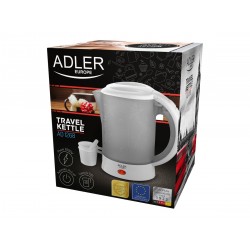 Adler Travel Kettle AD 1268 Standard 600 W 0.6 L Plastic White