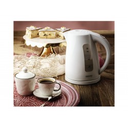 Camry Kettle CR 1255 Standard 2200 W 1.7 L Plastic 360 rotational base White