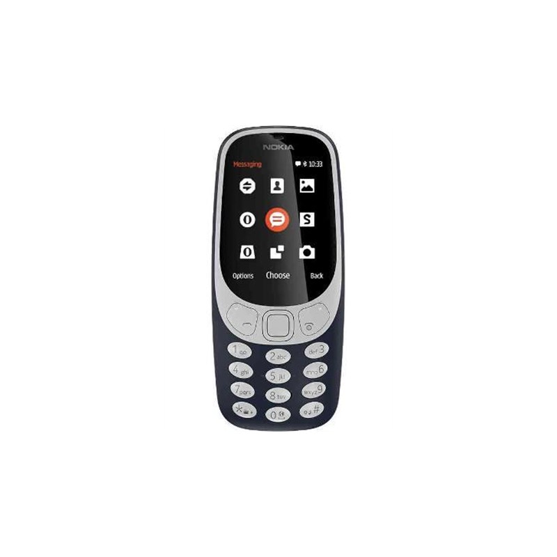 Nokia 3310 (2017) Dark Blue 2.4 " TFT 240 x 320 N/A MB 16 MB Dual SIM Micro-SIM Bluetooth 3.0 USB version microUSB 2.0 Built-in 