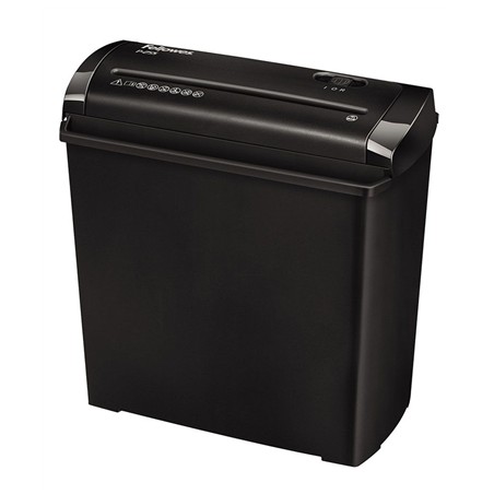 Fellowes Shredder P-25S Black 11 L Paper shredding Traditional Paper handling standard/output 7mm strips, security level P-1 War