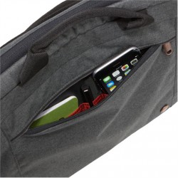 Case Logic Era Attach Fits up to size 14 " Messenger - Briefcase Obsidian Shoulder strap