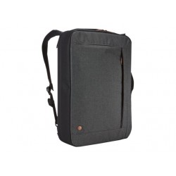 Case Logic Era Hybrid Briefcase Fits up to size 15.6 " Messenger - Briefcase/Backpack Obsidian Shoulder strap