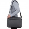 Case Logic Era Hybrid Briefcase Fits up to size 15.6 " Messenger - Briefcase/Backpack Obsidian Shoulder strap