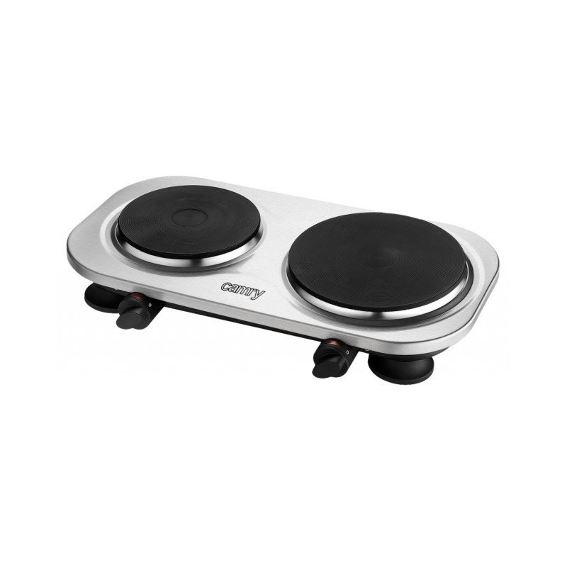 Camry CR 6511 Number of burners/cooking zones 2 Rotary knobs Stainless steel Electric