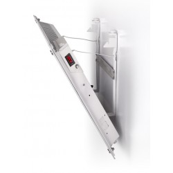 Mill Heater MB1000L DN Glass Panel Heater 1000 W Number of power levels 1 Suitable for rooms up to 12-16 m White