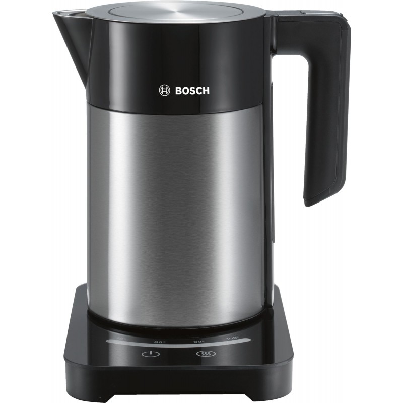 Bosch Kettle TWK7203 With electronic control 2200 W 1.7 L Stainless steel 360 rotational base Stainless steel/ black