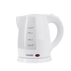 Mesko Kettle MS 1276 Standard 1600 W 1 L Plastic 360 rotational base White
