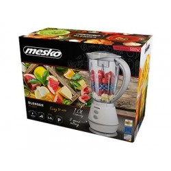Mesko MS 4060 Tabletop 500 W Jar material Plastic Jar capacity 1 L White/ grey