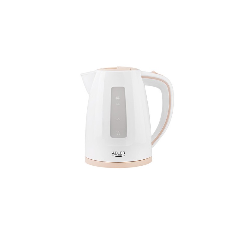 Adler Kettle AD 1264 Standard 2200 W 1.7 L Plastic 360 rotational base White