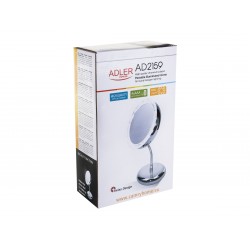 Adler Mirror AD 2159 15 cm LED mirror Chrome
