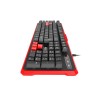 GENESIS RHOD 110 Gaming Keyboard, US Layout, Wired, Red Genesis RHOD 110 Gaming keyboard US Wired Red, Black 1.7 m
