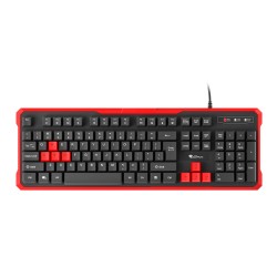 GENESIS RHOD 110 Gaming Keyboard, US Layout, Wired, Red Genesis RHOD 110 Gaming keyboard US Wired Red, Black 1.7 m