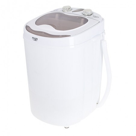 Adler Mini washing machine AD 8055 Top loading Washing capacity 3 kg Depth 37 cm Width 36 cm White