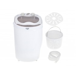 Adler Mini washing machine AD 8055 Top loading Washing capacity 3 kg Depth 37 cm Width 36 cm White