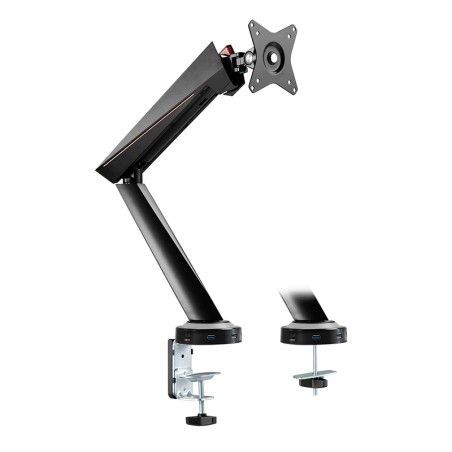 Logilink Desk Mount 17-32 " Tilt, swivel, level adjustment, rotate Maximum weight (capacity) 8 kg Black/Red