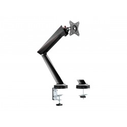 Logilink Desk Mount 17-32 " Tilt, swivel, level adjustment, rotate Maximum weight (capacity) 8 kg Black/Red
