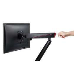 Logilink Desk Mount 17-32 " Tilt, swivel, level adjustment, rotate Maximum weight (capacity) 8 kg Black/Red