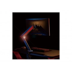 Logilink Desk Mount 17-32 " Tilt, swivel, level adjustment, rotate Maximum weight (capacity) 8 kg Black/Red