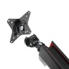 Logilink Desk Mount 17-32 " Tilt, swivel, level adjustment, rotate Maximum weight (capacity) 8 kg Black/Red
