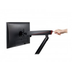 Logilink Desk Mount 17-32 " Tilt, swivel, level adjustment, rotate Maximum weight (capacity) 8 kg Black/Red