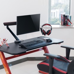 Logilink Desk Mount 17-32 " Tilt, swivel, level adjustment, rotate Maximum weight (capacity) 8 kg Black/Red