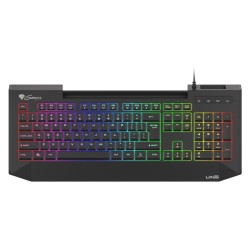 Genesis LITH 400 Gaming keyboard Number of backlight modes: 9 Response time: 8 ms Wrist rest RGB LED light US Wired