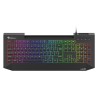 Genesis LITH 400 Gaming keyboard Number of backlight modes: 9 Response time: 8 ms Wrist rest RGB LED light US Wired