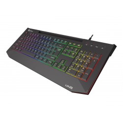 Genesis LITH 400 Gaming keyboard Number of backlight modes: 9 Response time: 8 ms Wrist rest RGB LED light US Wired