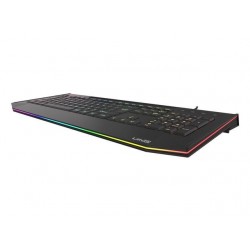 Genesis LITH 400 Gaming keyboard Number of backlight modes: 9 Response time: 8 ms Wrist rest RGB LED light US Wired