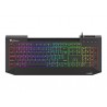 Genesis LITH 400 Gaming keyboard Number of backlight modes: 9 Response time: 8 ms Wrist rest RGB LED light US Wired
